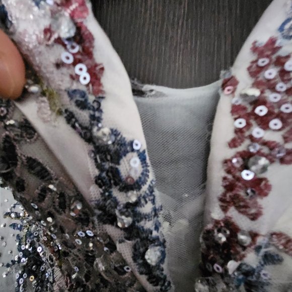 Mac Duggal 20174 Off the Shoulder Gown- Size Small - Picture 8 of 9